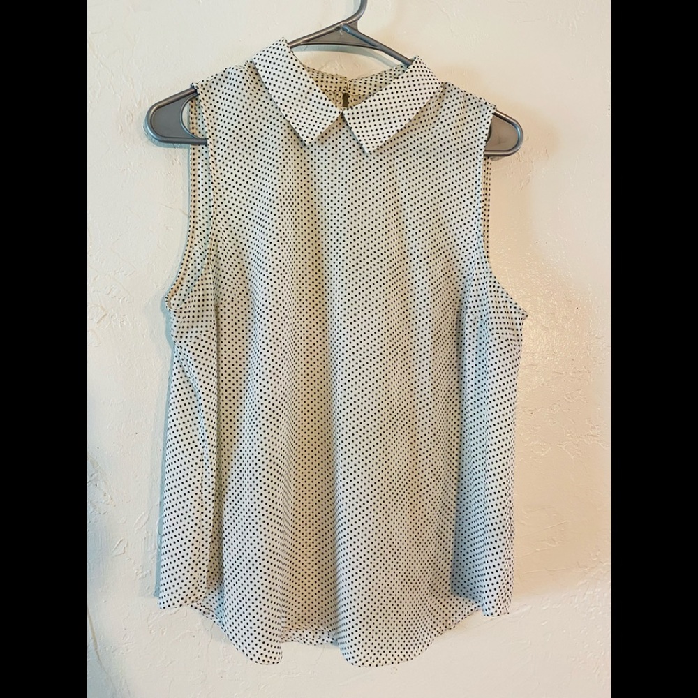 Who What Wear Peter Pan collared blouse
